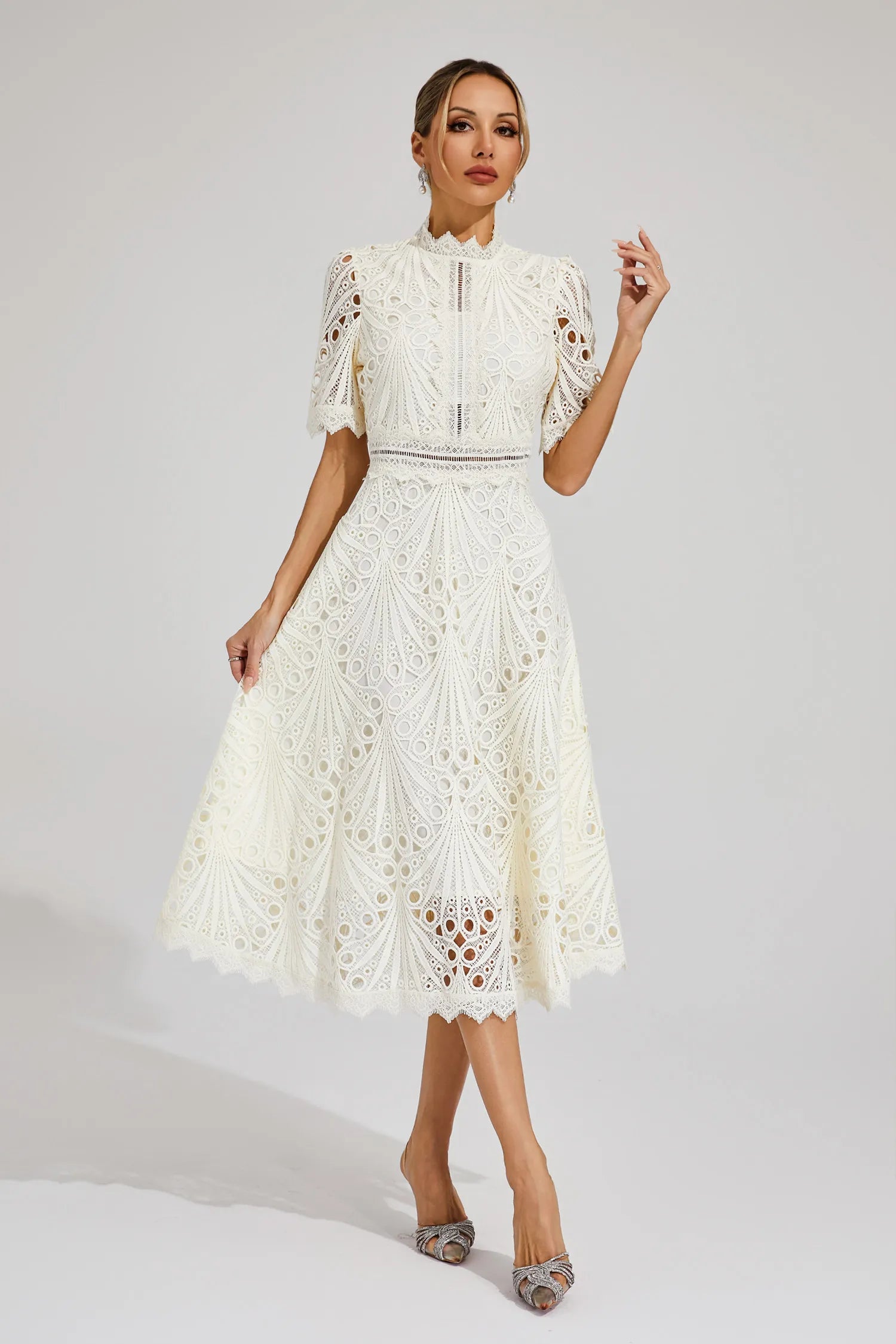 Rosalinda | Elegantes Midikleid für Hochzeitsgast – Romantisch &amp; Festlich 9
