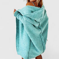 Isabella | Eleganter Oversize Strickjacke mit Kapuze