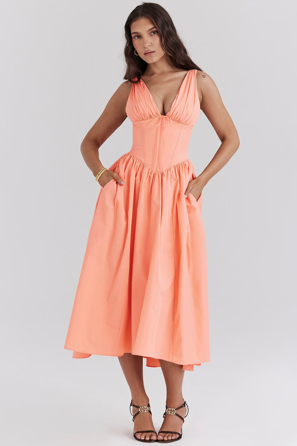 Sarina | Festliche Kleider Damen Elegant Sommer Feminin Stil 3