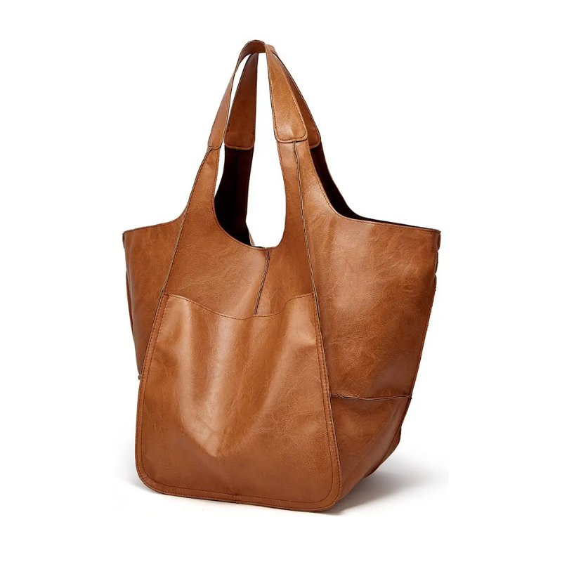 Savannah | Übergroße Tragetasche aus veganem Leder 10