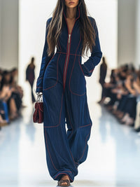 Camila | Moderner und stilvoller Jumpsuit mit weitem Bein
