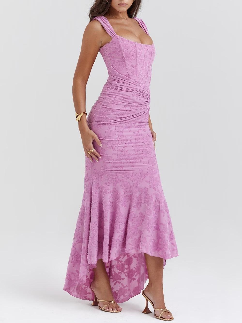 Seraphina | Elegantes Meerjungfrauenkleid aus Korsett-Jacquardspitze 9