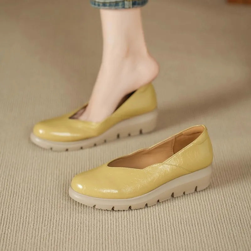 Silia | Bequeme, Elegante &amp; Leder Damen Ballerinas Schwarz 0