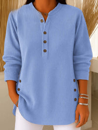 Valentina | Schickes und vielseitiges Henley Tunika Top