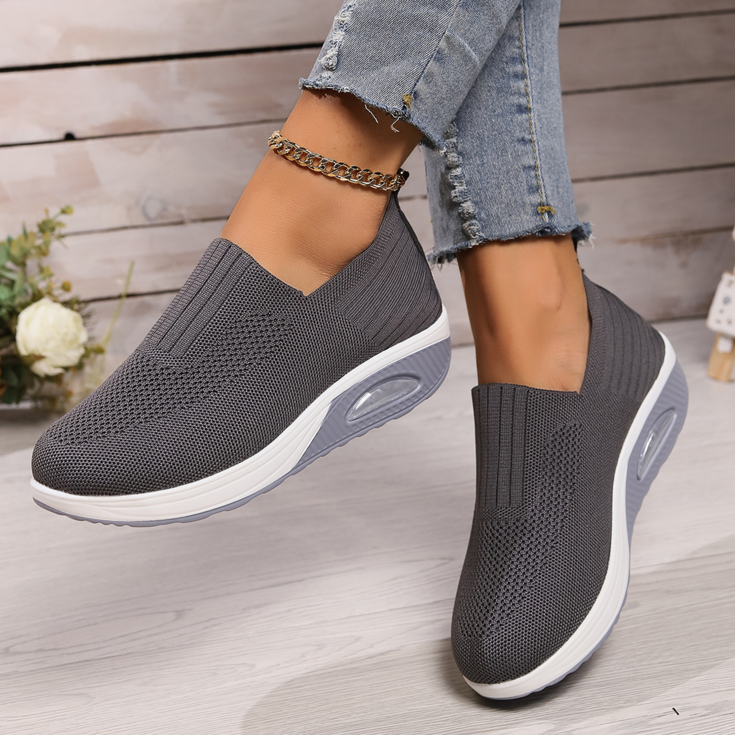 Sophia | Orthopädische, atmungsaktive Slipper 5