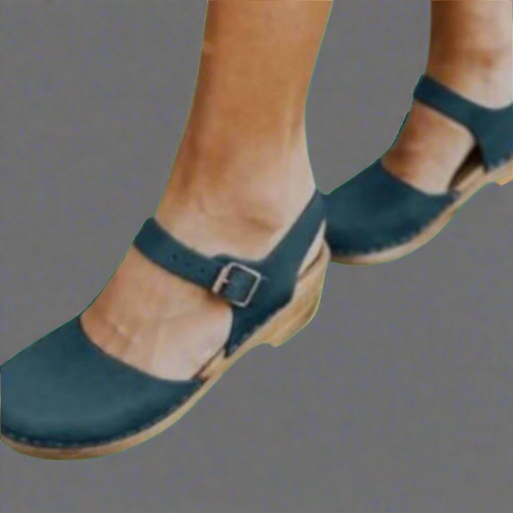 Sophie | Vintage Plateau-Clogs mit geschlossener Zehenpartie 2