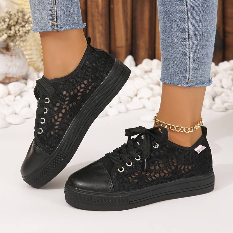 Soren | Atmungsaktive, Elegante &amp; Bequeme Spitzensneaker 0