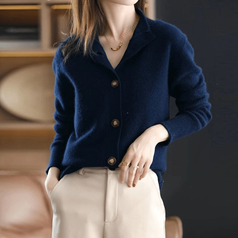 Stella | Cashmere Cardigan Soft Relaxed Fit for Women 4