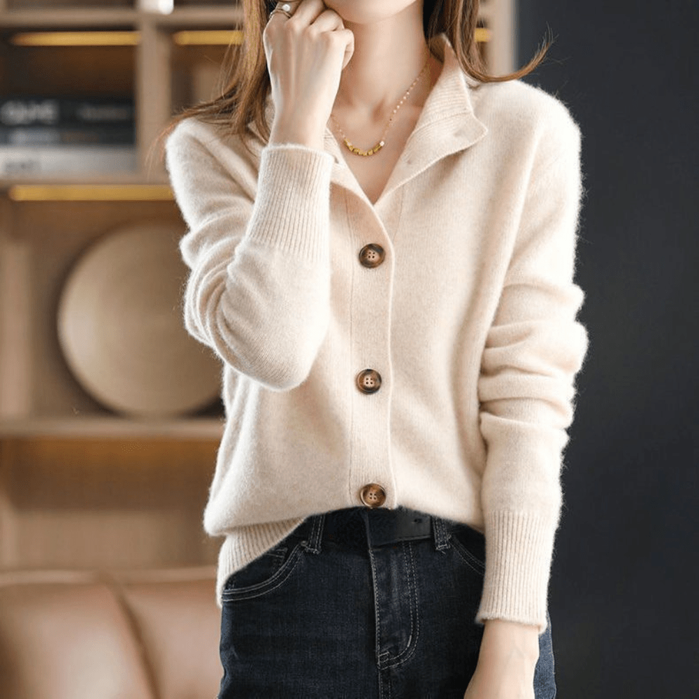 Stella | Cashmere Cardigan Soft Relaxed Fit for Women 8
