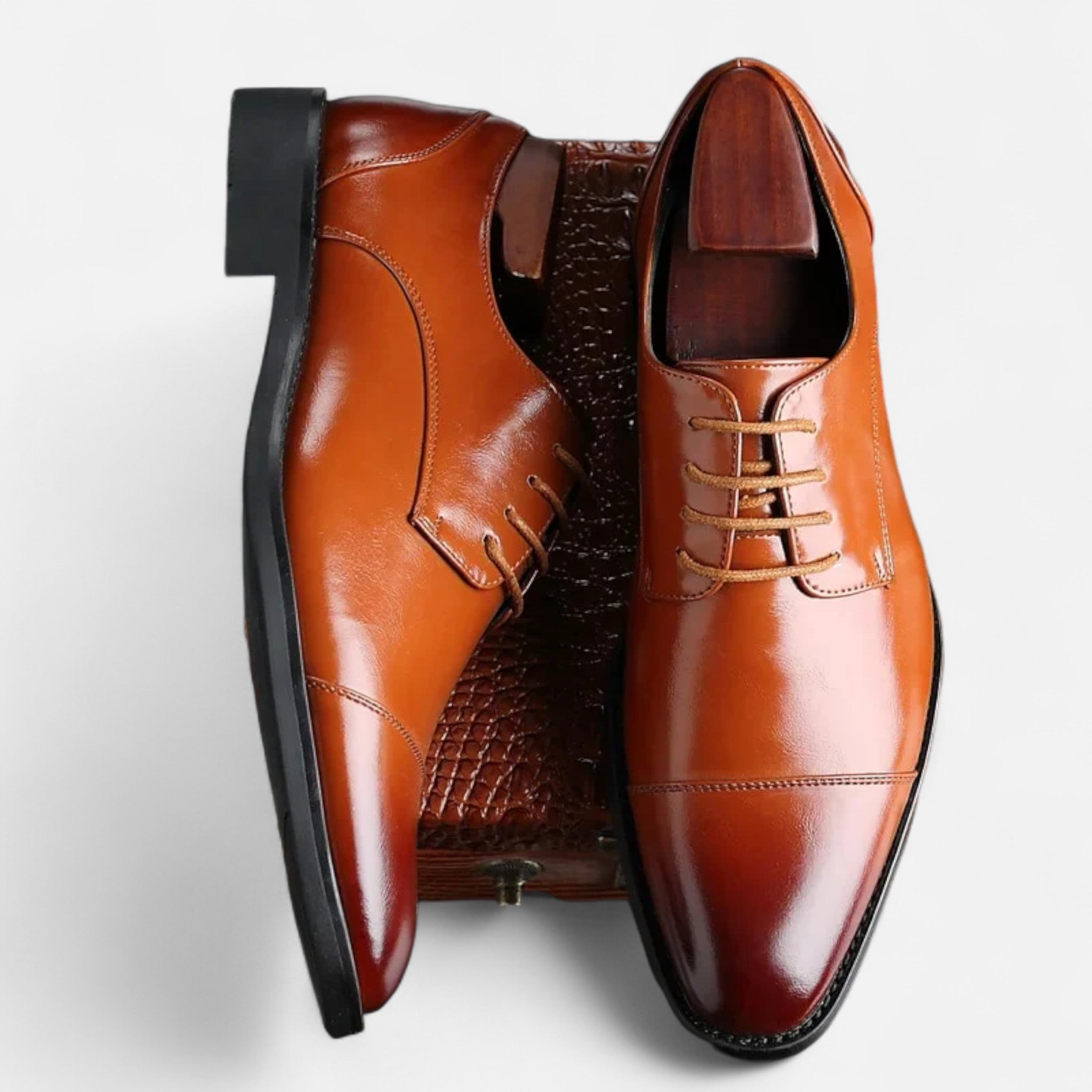 Sven | Herren Lederschuhe – Hochwertig, Elegant & Zeitlos in Schwarz 3