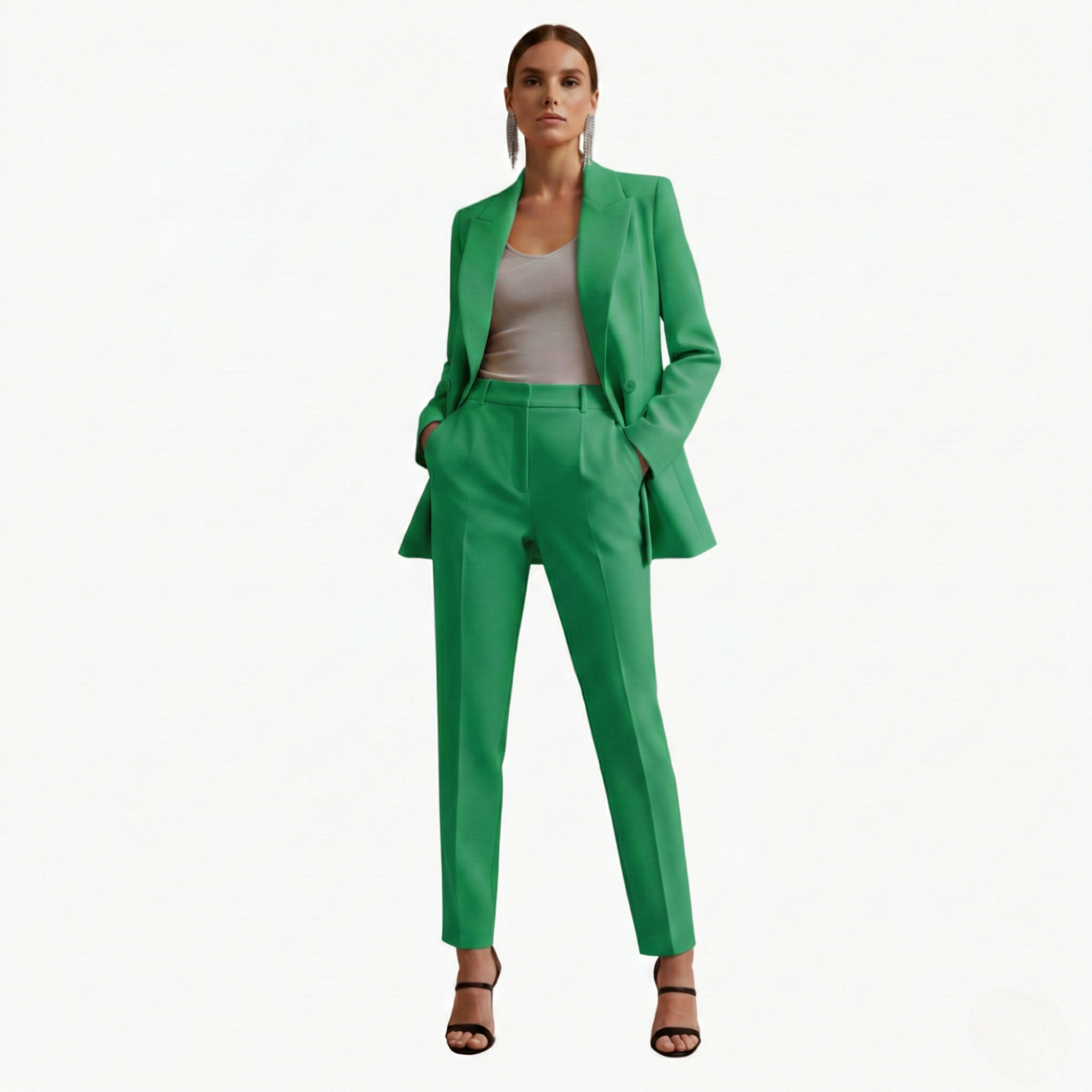 Tabitha | Elegantes Damen Anzug Set – Zweireihig, Schwarz &amp; Festlich 12