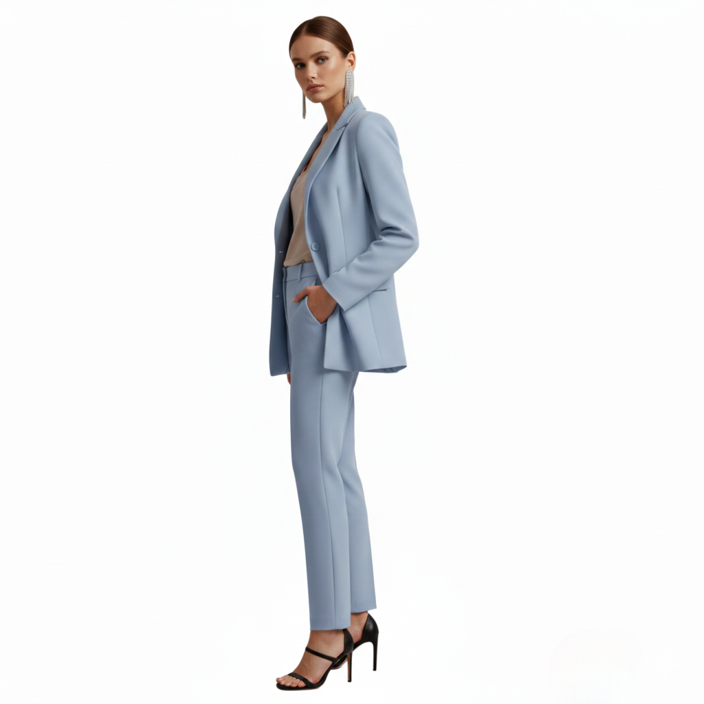 Tabitha | Elegantes Damen Anzug Set – Zweireihig, Schwarz &amp; Festlich 4