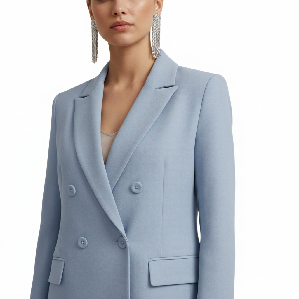 Tabitha | Elegantes Damen Anzug Set – Zweireihig, Schwarz &amp; Festlich 5