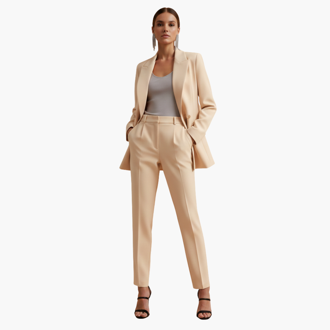 Tabitha | Elegantes Damen Anzug Set – Zweireihig, Schwarz &amp; Festlich 6