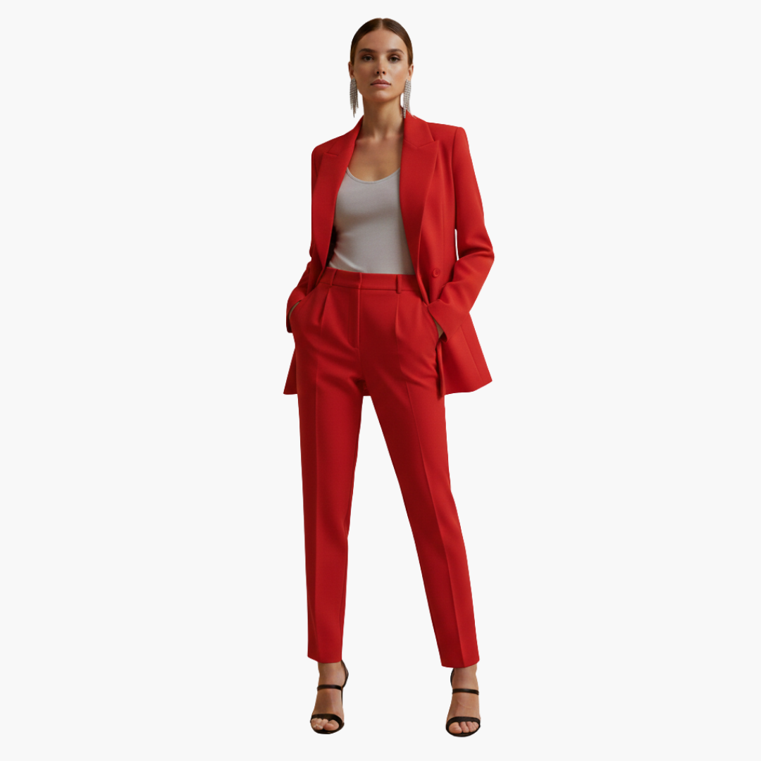 Tabitha | Elegantes Damen Anzug Set – Zweireihig, Schwarz &amp; Festlich 8