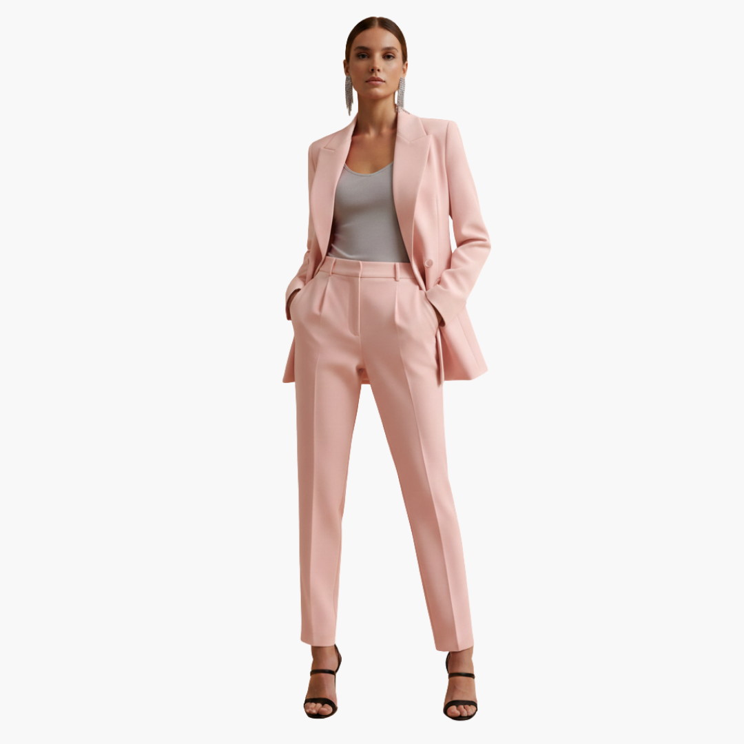 Tabitha | Elegantes Damen Anzug Set – Zweireihig, Schwarz &amp; Festlich 9