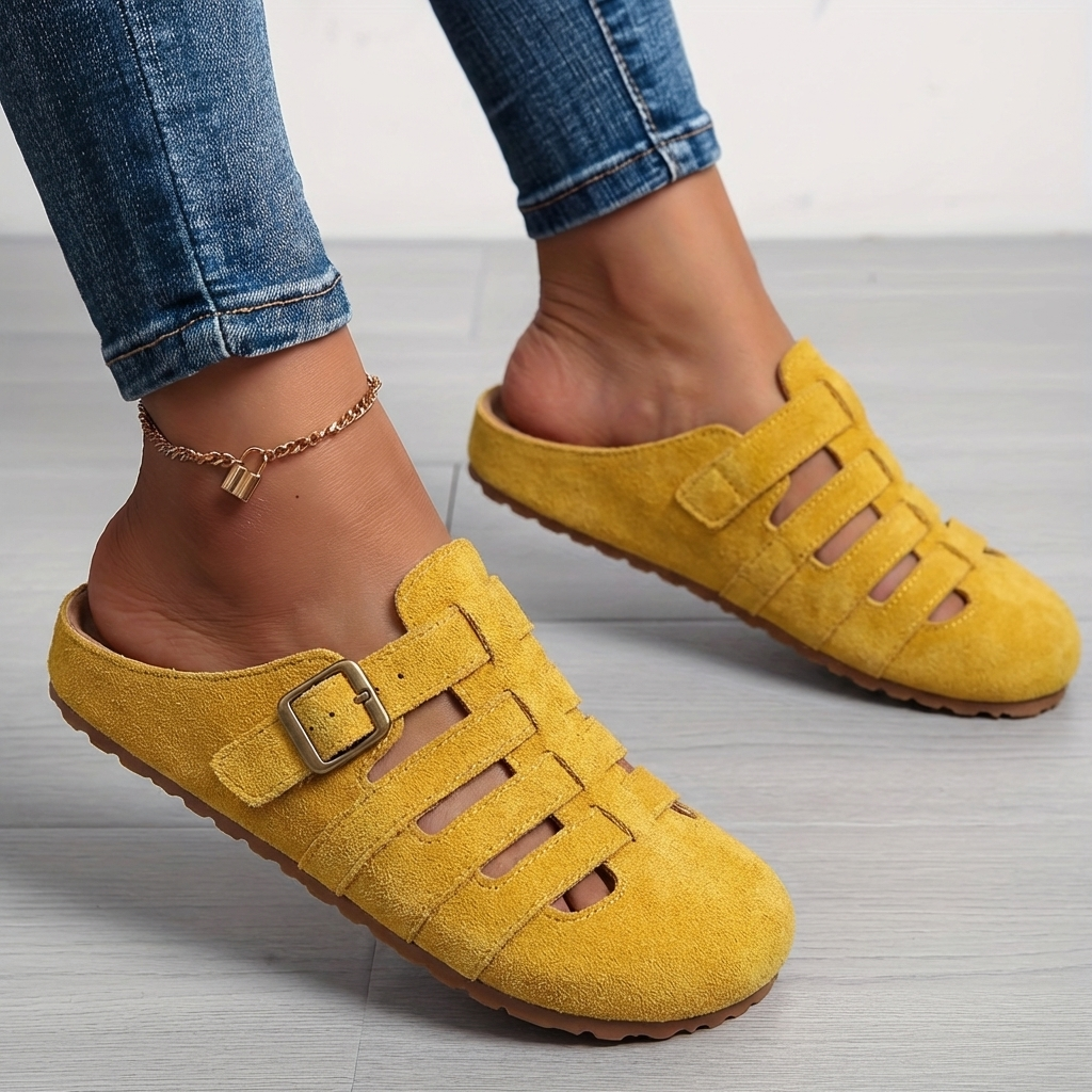 Talia | Atmungsaktive, Bequeme & Minimalistische Slip-On-Mule-Sandalen 0