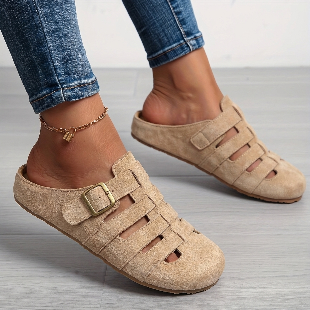 Talia | Atmungsaktive, Bequeme & Minimalistische Slip-On-Mule-Sandalen 1