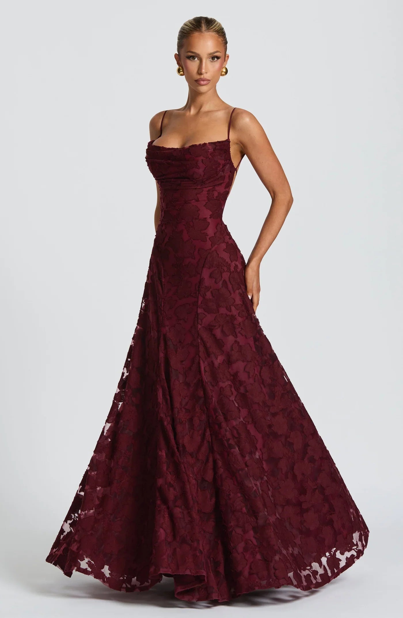 Talia | Maxikleid Festlich Floral Elegante A-Linie Sommer Stil 0
