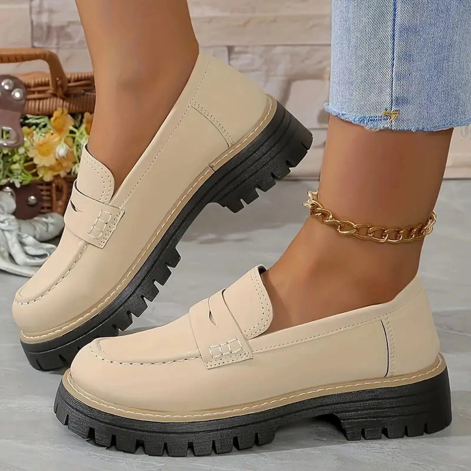 Thalia | Stilvolle Damen Loafer – Bequem, Klobig & Perfekt für Jede Gelegenheit 0