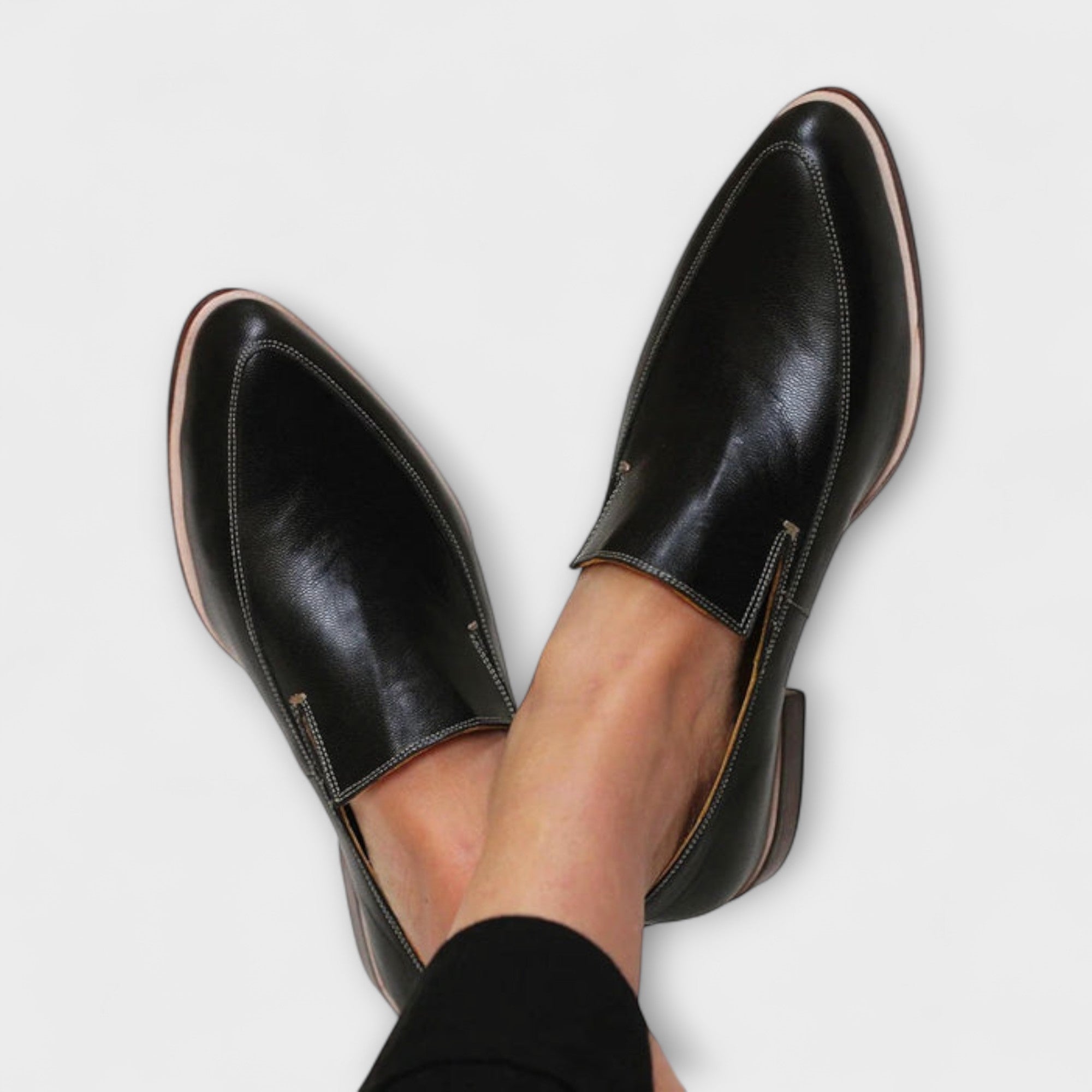 Theodora | Elegante Loafer Damen Schwarz – Bequem & Vielseitig für Jeden Anlass 0
