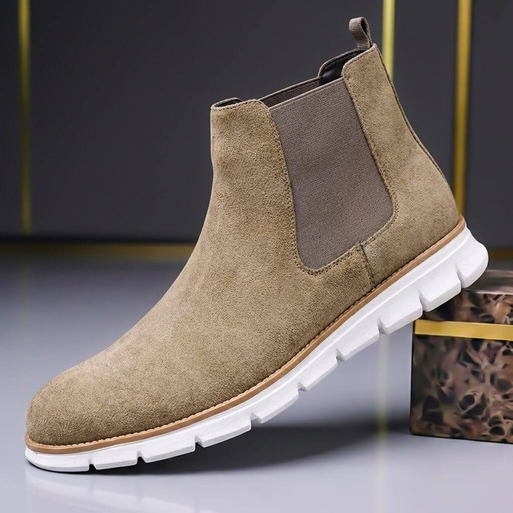 Theodore | Stiefel aus edlem italienischem Wildleder mit feiner Textur 1