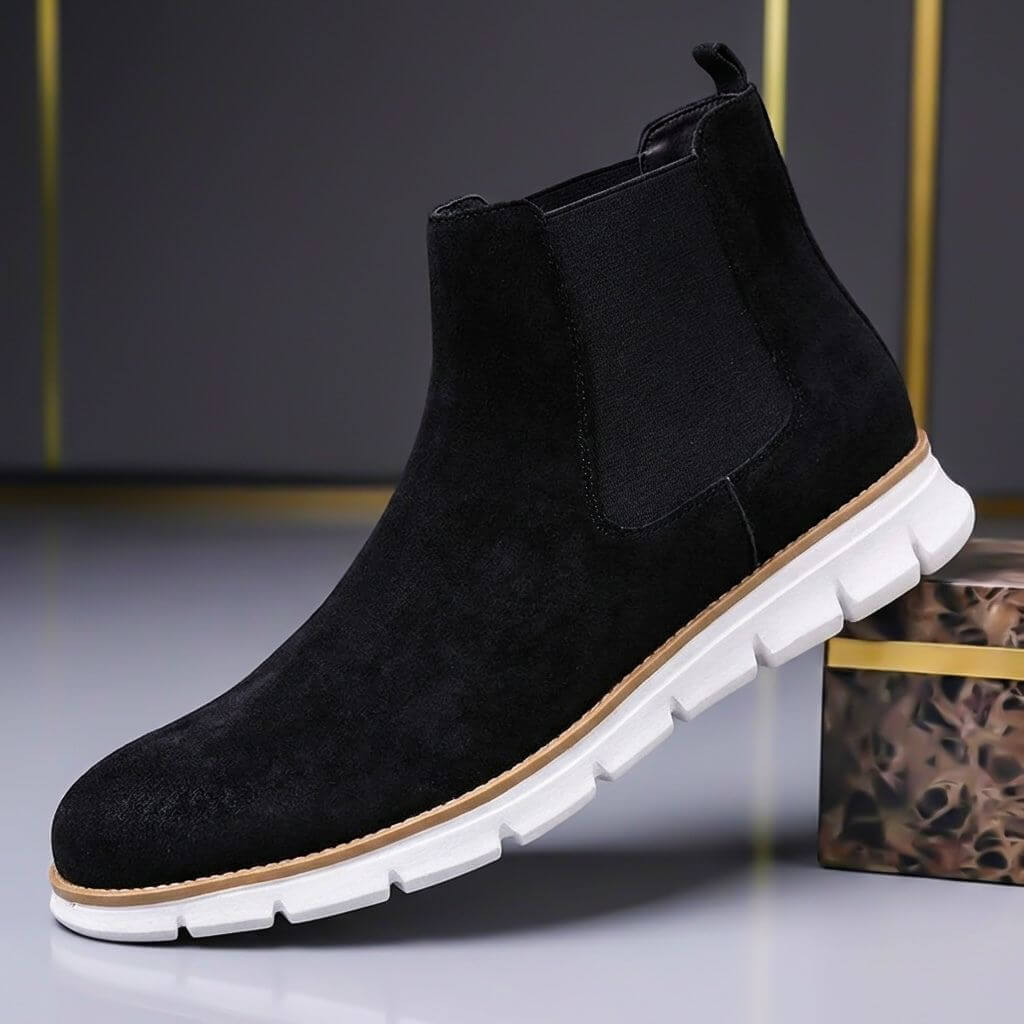Theodore | Stiefel aus edlem italienischem Wildleder mit feiner Textur 2