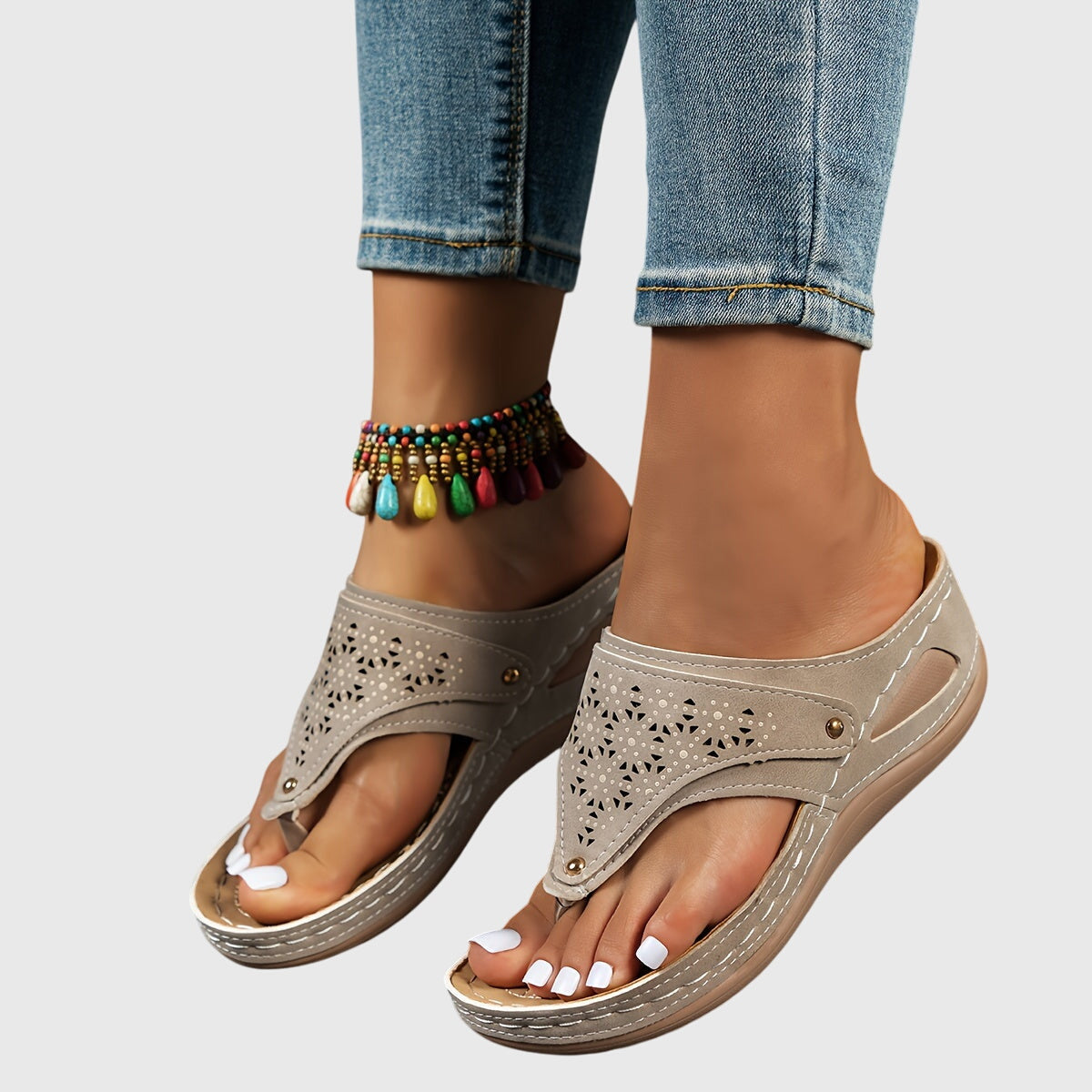 Theodoros | Elegante, Bequeme &amp; Stilvolle Damen-Plateau-Sandalen 2
