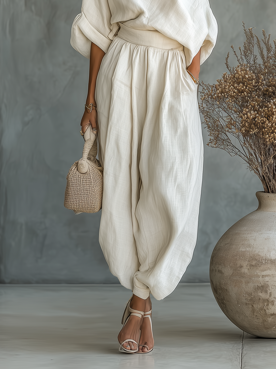 Thessaly | Schulterfreier, Eleganter Damen Zweiteiler für Sommer & Freizeit 3