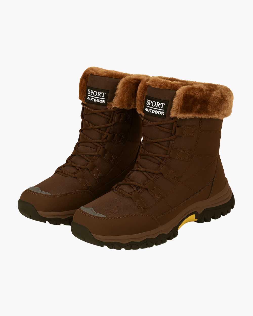 Gefütterte Schneestiefel mit rutschfester Sohle