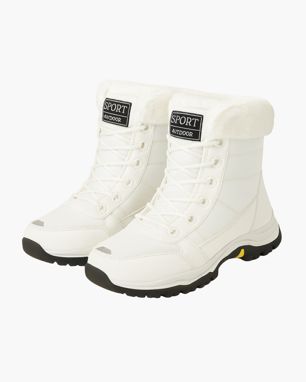 Gefütterte Schneestiefel mit rutschfester Sohle