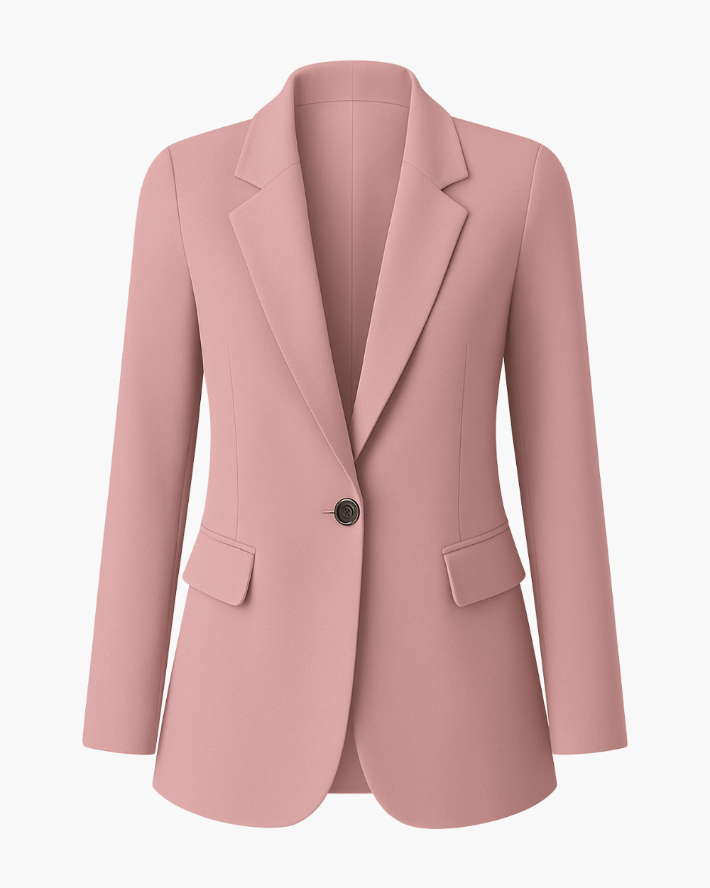 Taillierter Blazer mit Ein-Knopf-Verschluss