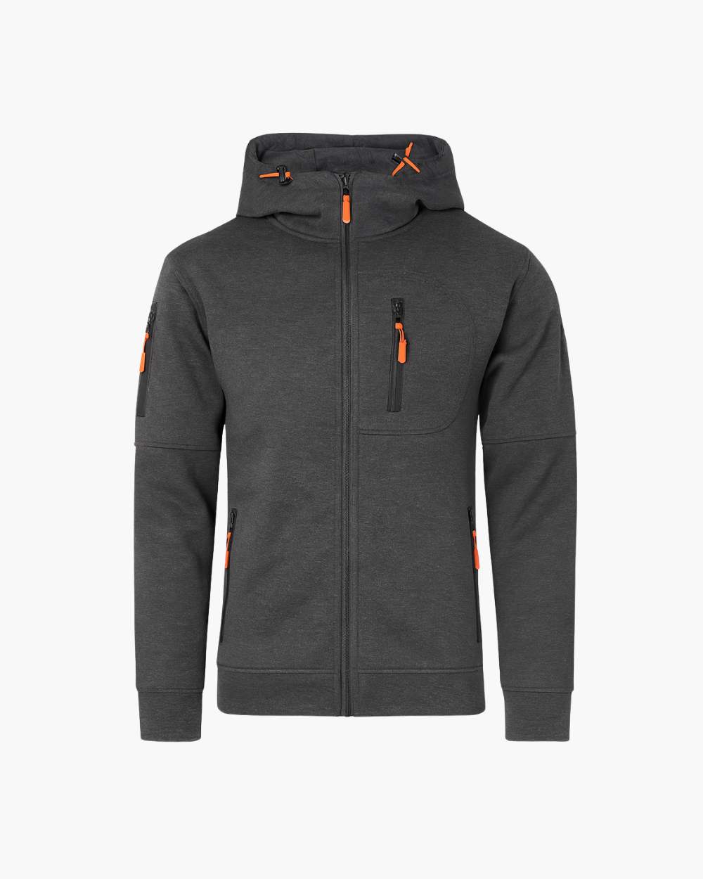 Tech-Fit Sweatjacke mit Reißverschlusstaschen