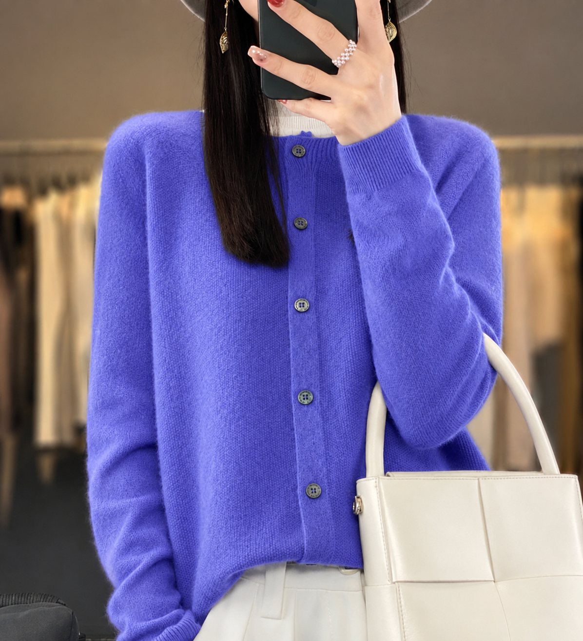 Vela | Cardigan Sweater Buttoned Elegant Relaxed Fit for Women 1