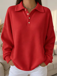 Lisa | Klassischer Strickpullover mit Polokragen