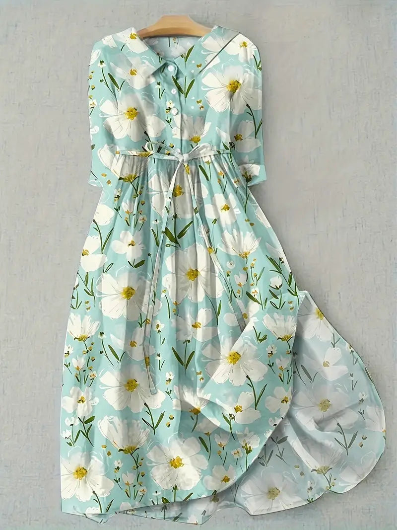 Vesara | Elegantes Blumenkleid für Damen 0
