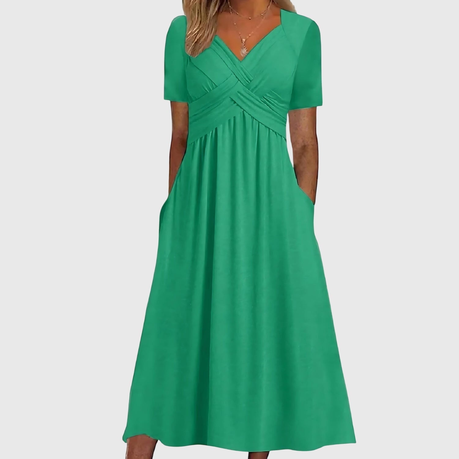 Viola | Elegantes Midikleid mit Bauchkontrolle – Festliche Kleider Damen für Jeden Anlass 0