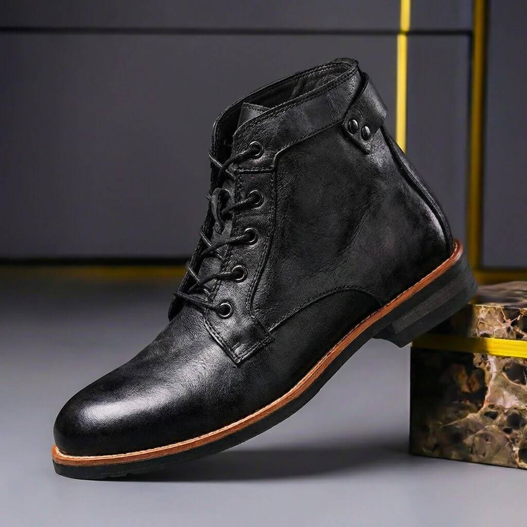 William | Vintage-Charme und hochwertige, polierte Lederstiefel 1