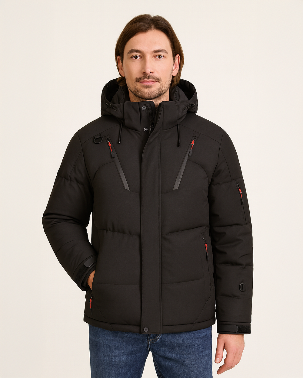 Kapuzen Steppjacke wasserabweisend