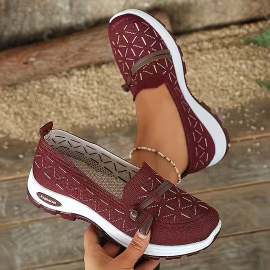 Xylah | Atmungsaktive Slip-on Wanderschuhe Damen – Bequem & Vielseitig für Jeden Tag 0