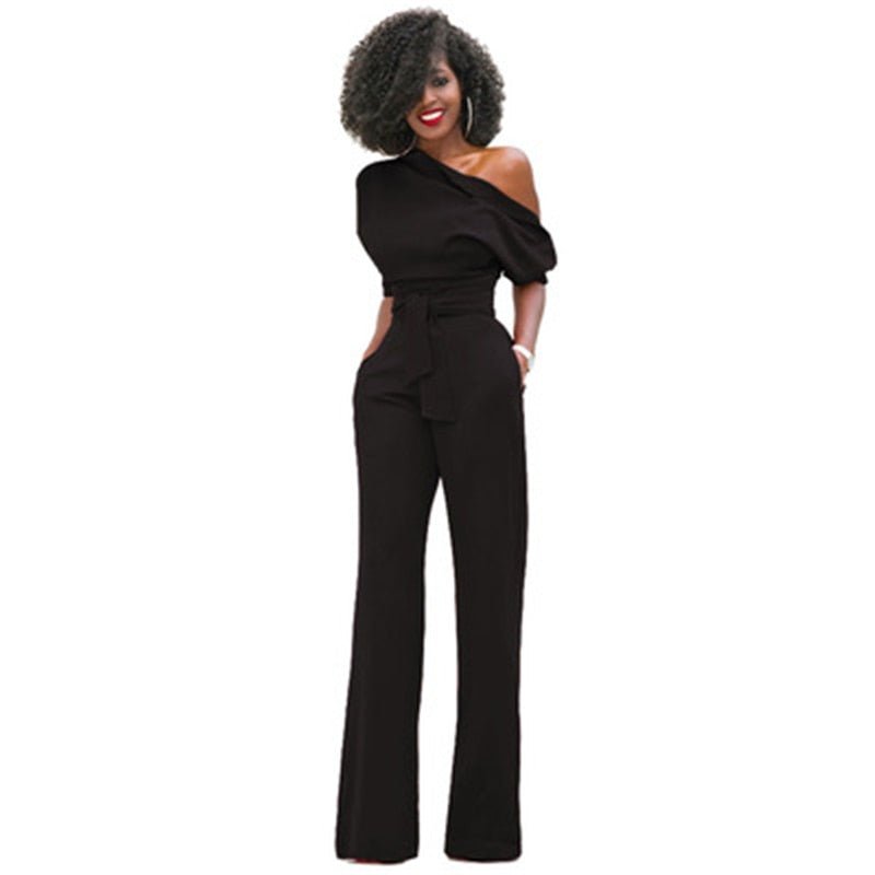 Zara | Eleganter, Schulterfreier Damen Jumpsuit für Festliche Anlässe 0