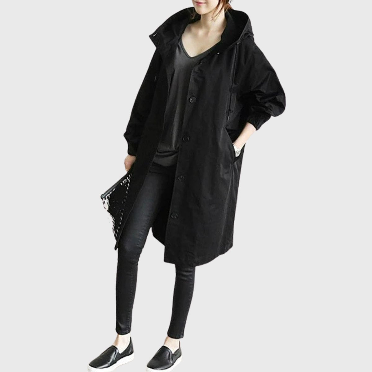 Angelika | Stilvolle und Wasserdichte Kapuzenjacke