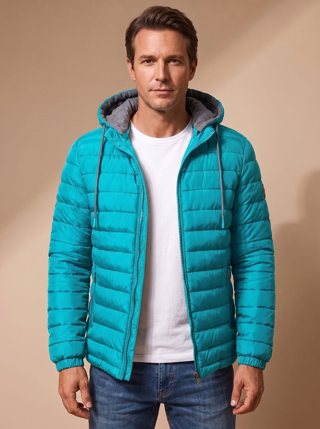 Matthias | Gesteppte Kapuzenjacke voor Heren met Thermoisolatie