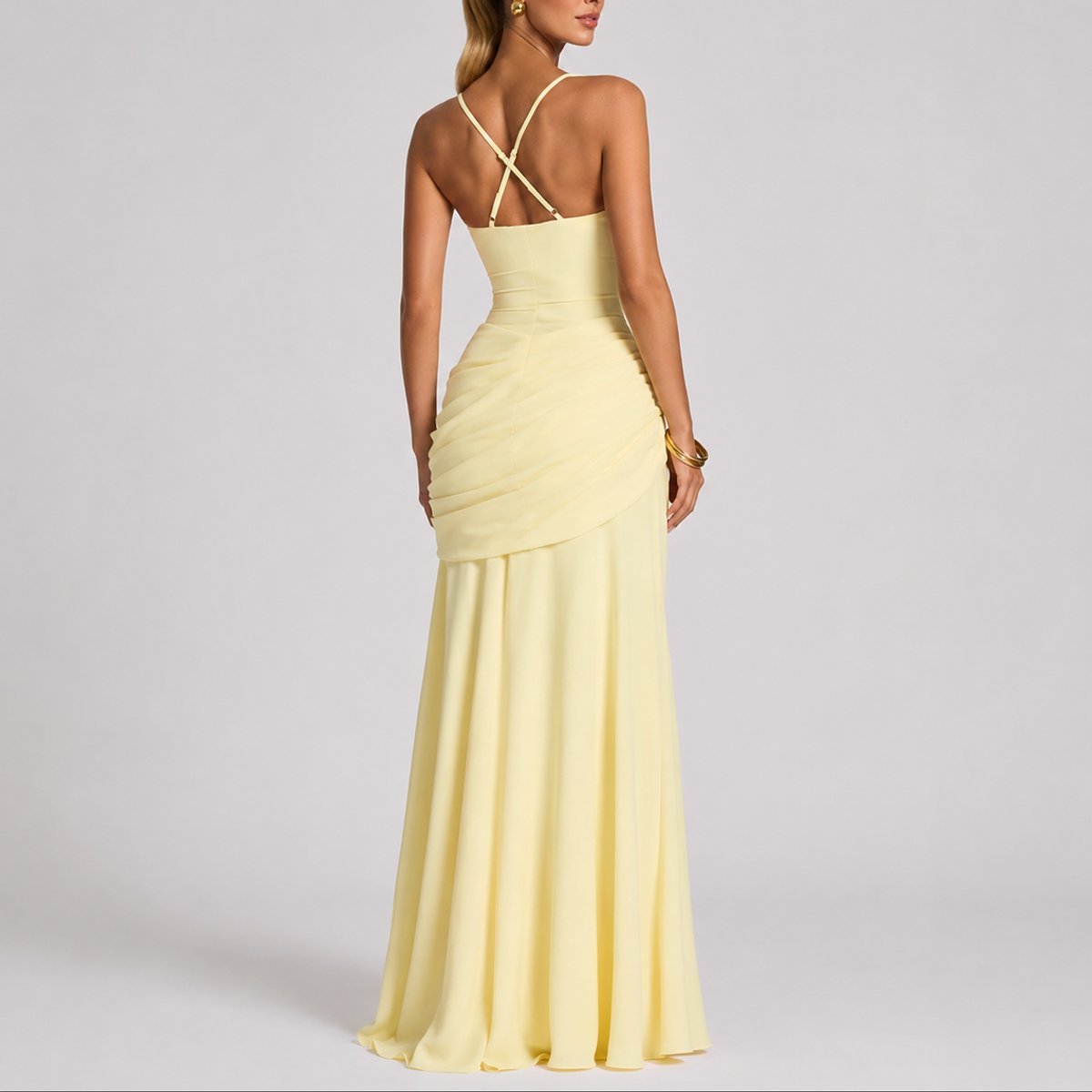 Elise | Leichtes und bequemes Herbsthochzeits Maxikleid