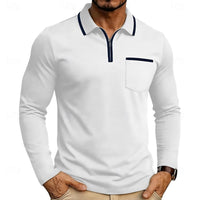 Alexander | Modernes und elegantes Herren Quarter-Zip Polo Shirt