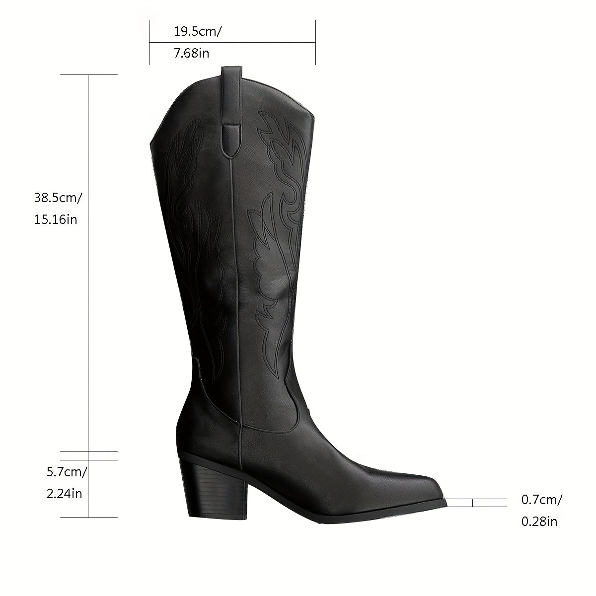 Nora | Bequeme und warme Cowboystiefel