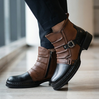 Adrian | Zweifarbige und Ausdrucksstarke Herren Stiefeletten