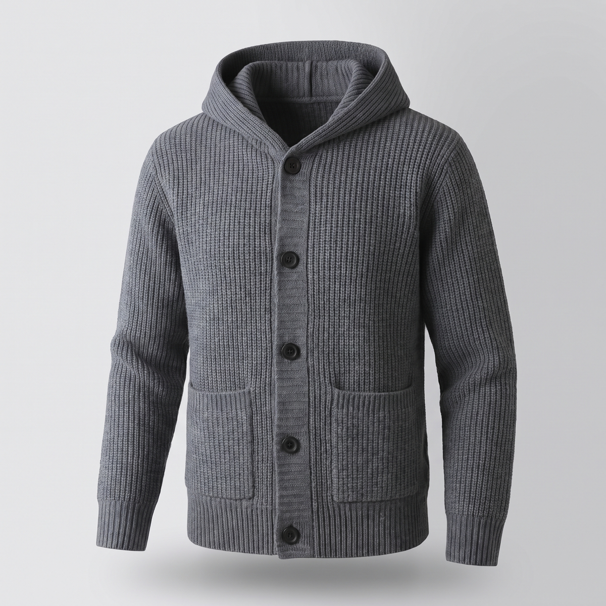 Braymore | Cardigan – Weicher Wollmix mit Kapuze
