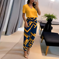 Mia | Elegantes und bequemes Blusen und Hosen Zweiteiler Set
