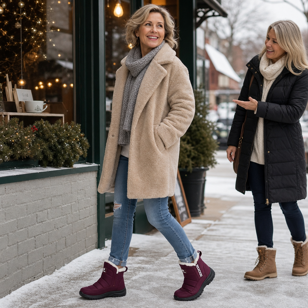 Gripwell | Waterproof Snow Boots – Faux-Fur Lining für Frauen
